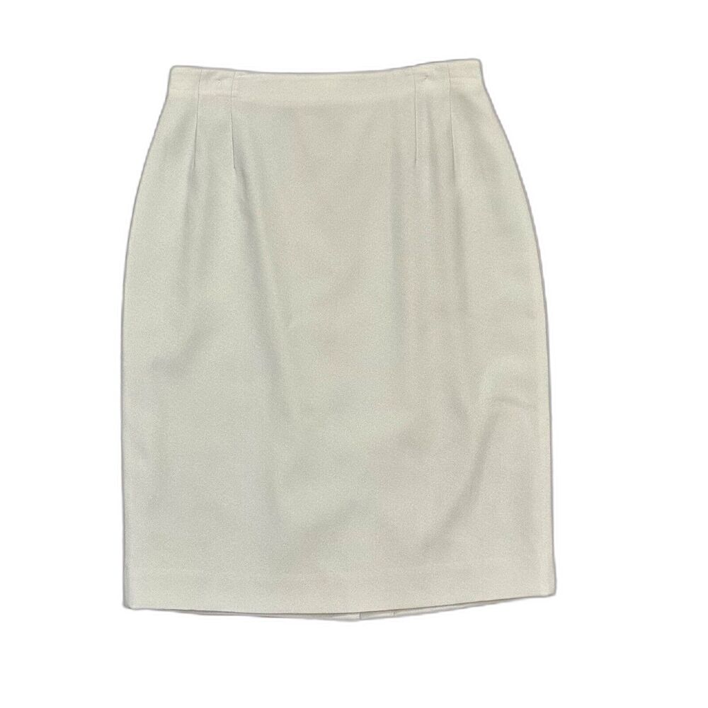 Suit Skirt Liz Claiborne Beige Pencil Business Office Professional Classic Sz 10
